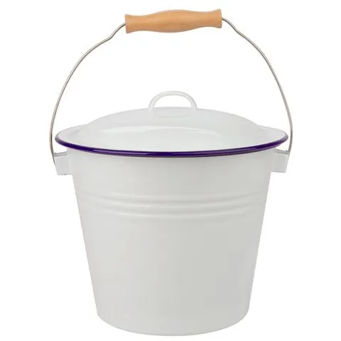 Falcon - Enamel Bucket with Lid