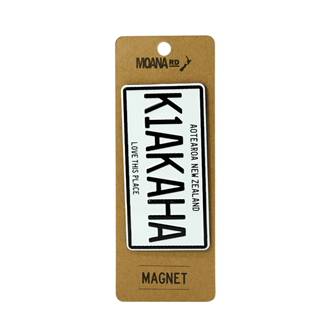 Moana Rd - Number Plate Magnet