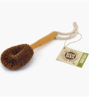 EcoMax - Medium Veggie Brush with a Sealed Timber Handle