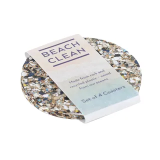 Liga - Beach Clean Coasters (Round - Set of 4)