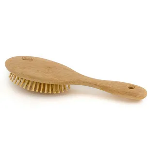 EcoMax - Hair Brush (Rubber Wood, Bamboo Pins & Rubber Cushion)