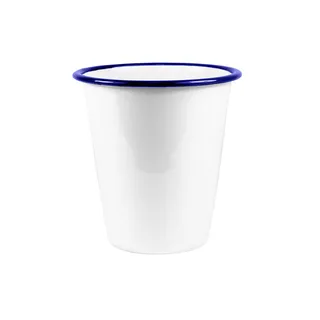 Falcon - Enamel Tumbler 350ml W/B