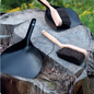 Florence - Metal Dustpan with Beechwood & Arenga Fibre Brush
