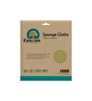 If You Care - Reusable Sponge Cloths (5 cloths)