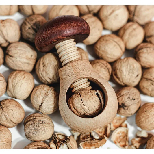 Dishy - Beechwood Screw Nutcracker