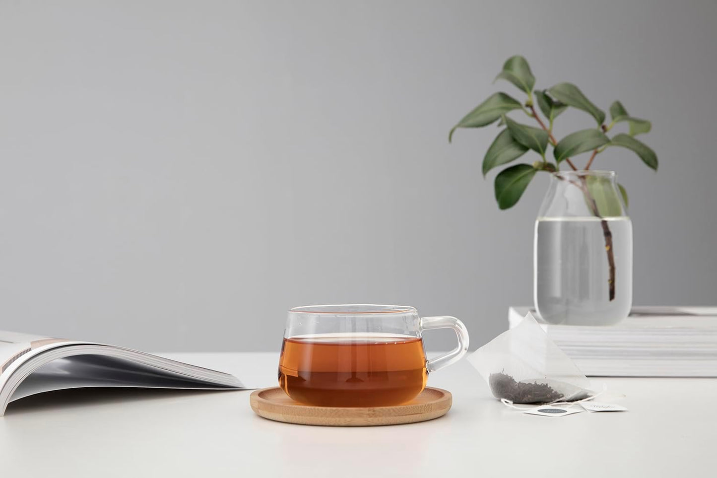 Viva - Classic Tea Cup & Bamboo Saucer