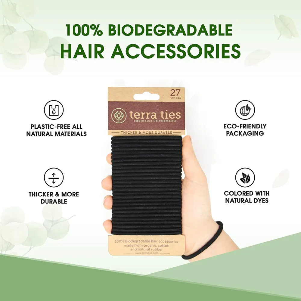 terra ties - Cotton & Rubber Hair Ties