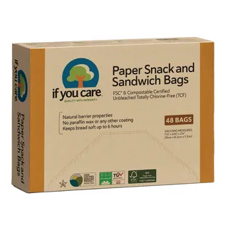 If You Care - Paper Snack and Sandwich Bags (48pk)