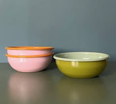 Dishy - Enamel Cereal Bowls